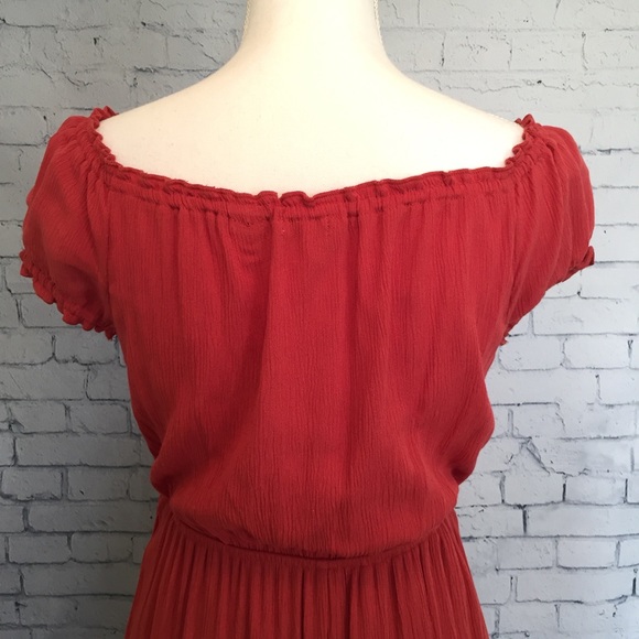 Love, Fire Embroidered Ruffled Tiered Hi-Low Dress - Picture 6 of 8